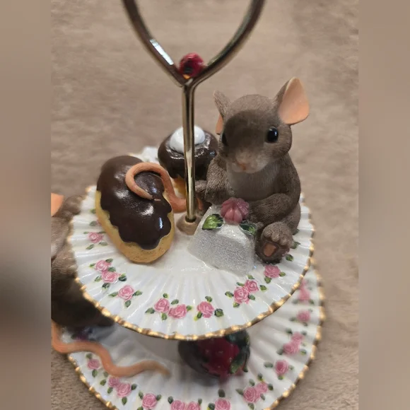 Charming Tails Calories Don't Count When You're With Friends figurine